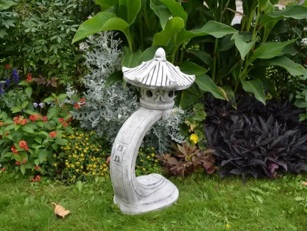 Gartendekoparadies Lanternes En Pierre-Vrille japonaise magnifiquement incurvée