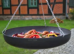 Gartendekoparadies Bols À Feu & Poêles De Jardin-Wok en acier 60 cm
