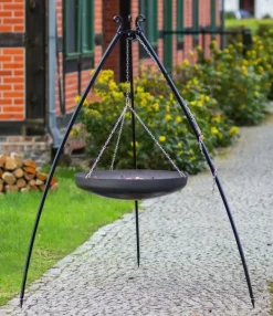 Gartendekoparadies Bols À Feu & Poêles De Jardin-Wok sur Trépied 200 cm– en acier 60 cm